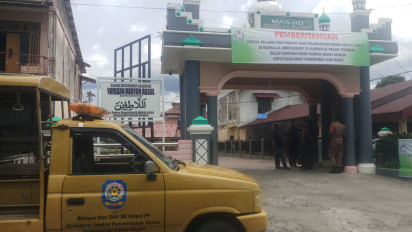 Larang Salat Jumat, Petugas Gabungan Jaga Ketat Musala Jabir Al Ka'biyi Meulaboh