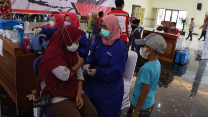 Siapkan 700 Dosis, Polda Lampung Kembali Gelar Vaksinasi Massal Serentak