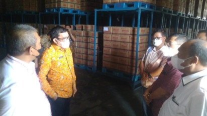 Satgas Pangan Provinsi Sumut Gerebek Lokasi Penimbun 1,1 Juta Liter Minyak Goreng Kemasan