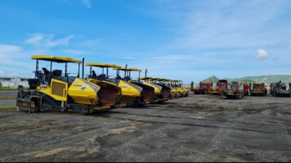 Peralatan Berat Tiba, Lintasan Sirkuit Mandalika Siap Diaspal Ulang