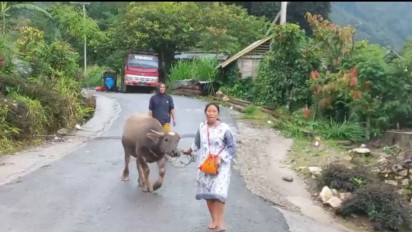 Tanah di Wilayah Pegunungan Sangbua Sulsel Retak, Ancam Pemukiman Warga