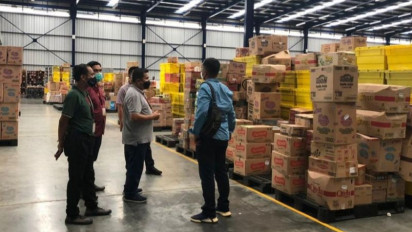 Polda Sumut Temukan Gudang Penyimpanan Minyak Goreng Jumlah Besar di Deli Serdang