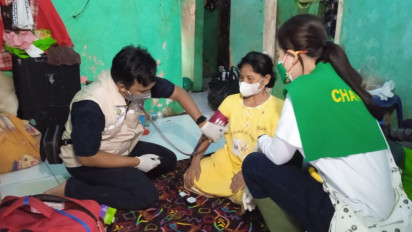 Dinkes Sisir Warga yang Alami Sakit Akibat Dampak Banjir di Baros Sukabumi