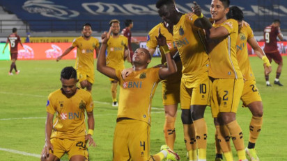 Bhayangkara FC Pesta Empat Gol Tanpa Balas ke Gawang Persikabo