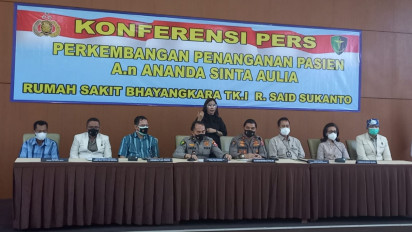 RS Polri Bentuk Tim Berisikan Ahli dan Pakar demi Sembuhkan Sinta Aulia
