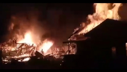 Kebakaran Hanguskan 9 Rumah Warga Linge Aceh Tengah