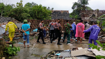 Angin Puting Beliung Terjang Gunungkidul, Ratusan Rumah Rusak