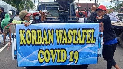 Proyek Wastafel Covid-19 Belum Dibayar, Para Kontraktor Berunjukrasa