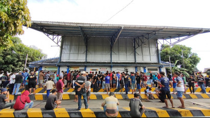 Protes ODOL, Ratusan Sopir Truk Geruduk Jembatan Timbang Kulon Progo