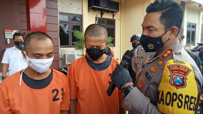 Kawanan Maling Besi Proyek Tol Pasuruan-Probolinggo Dibekuk