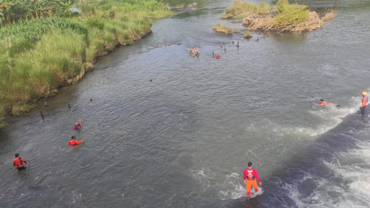 Seorang Warga Bantul Hilang Saat Memancing di Sungai Opak