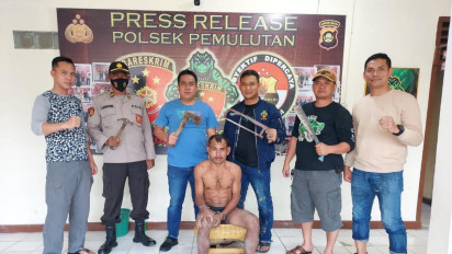 Pencuri Kabel Jalan Tol Diringkus Polsek Pemulutan