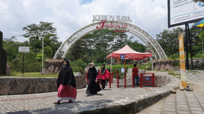 Setelah Tutup Sepekan, Kebun Raya Indrokilo Boyolali Kembali Ramai Di Kunjungi Wisatawan