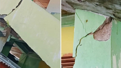 Goyangan Gempa Pasaman Terasa di Dumai, Tembok Pagar Puskesmas Roboh