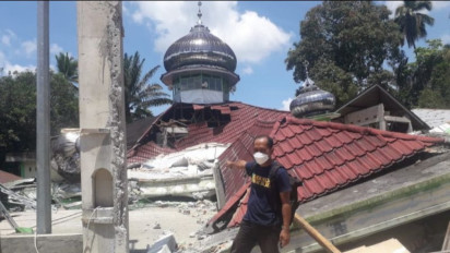 BMKG: 32 Kali Gempa Susulan Terjadi di Pasaman Barat