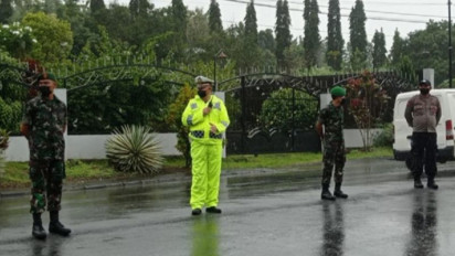 1.620 Personel Polri Laksanakan Pengamanan Kunjugan Kerja Presiden Jokowi ke Sulut