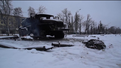 Pasca Serangan Militer Rusia ke Wilayah Ukraina, Kota Kharkiv Porak-Poranda