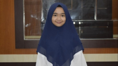 Mengagumkan, Siswi Kelas 2 MTsN Andalan Pekanbaru Juara 1 MTQ Tijan Annur Qatar 2022