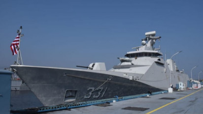 KRI RE Martadinata-331 Beserta 130 Prajurit Latihan Gabungan di India