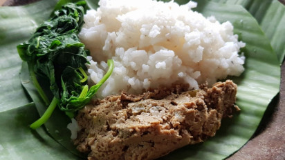 Gurihnya Kethek, Makanan dari Perasan Ampas Dibungkus Daun Pisang