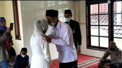 Sedihnya... Pemuda di Sukabumi Nikahi Gadis Pujaan di Tahanan Tanpa Malam Pertama