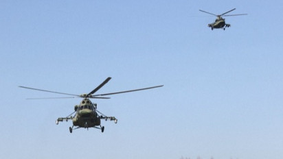 Ini Dia Penampakan Helikopter yang Membawa Delegasi Ukraina ke Belarus