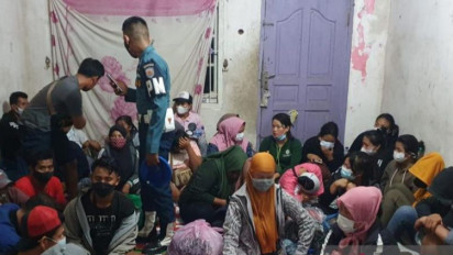 TNI AL Gerebek Gudang Penampungan Pekerja Migran Ilegal di Tanjung Balai