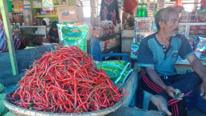Harga Cabe Melejit di Pasar Tradisional Mamuju, Naik Hingga Lebih dari 100 Persen