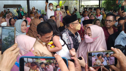 Keluar Dari Lapas, Dua Mantan Wali Kota Kendari Disambut Ratusan Simpatisan