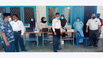 Vaksinasi Massal ASN di Lingkungan Pemda Madina Sepi