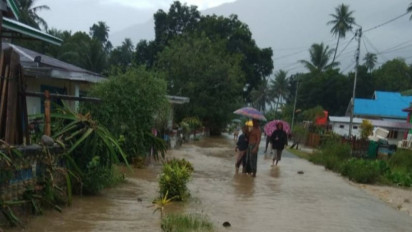 Banjir Terjang Desa Ogoamas Kabupaten Donggala Sulteng