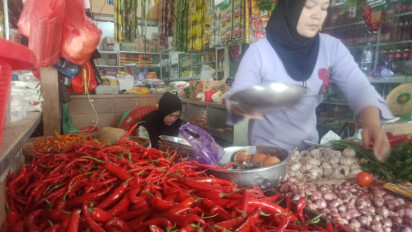 Harga Cabai Dan Bawang Kembali Merangkak Naik Hingga 5 Ribu per Kilo