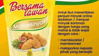 Penggiat Medsos Banyumas Raya "Banned" Penjual Minyak Goreng Mahal di Medsos