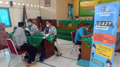 Mudahkan Calon Jemaah Haji, Kemenag Kab. Semarang Gelar "Eazy Pasport"