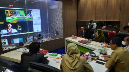 Keluarga 9 WNI Di Ukraina Datangi Pemko Binjai