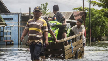 428 KK Terdampak Banjir di Kabupaten Tanah Laut Kalsel