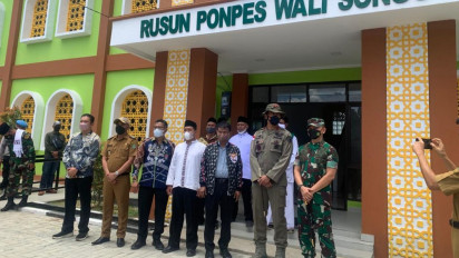 Tunjang Aktivitas Belajar Santri, BNPT Resmikan Rusun Ponpes Walisongo Poso