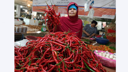 Harga Cabai di Pasar Medan Hari ini Tembus Rp60 Ribu per Kilogram