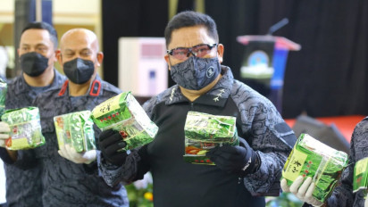 Tak Gentar Perang Narkoba Dalam Pandemi, BNN RI Sita Ratusan Kilogram Sabu