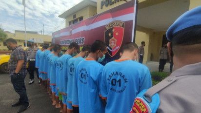 Polres Cianjur Tangkap 10 Orang Pelaku Pencurian Kendaraan Bermotor