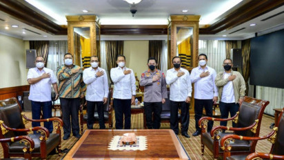 Audiensi dengan Kadin, Kapolri Kedepankan Pendampingan-Pencegahan Ciptakan Iklim Investasi Kondusif