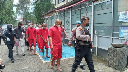 Polresta Banyumas Bongkar Peredaran Ganja 2,5 Kg, Ada yang Ditimbun dalam Tanah