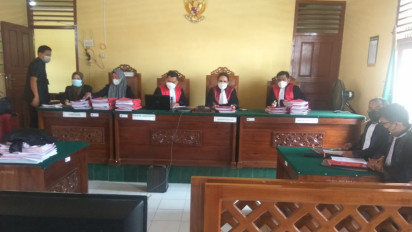 Anggap Kasus Perdata, Seorang Kades Ajukan Eksepsi