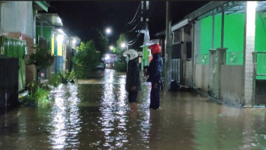Hujan Deras Menerjang Hulu Pegunungan Wilis, Sungai Meluap Hingga Rendam Pemukiman