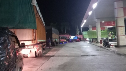 Riau Krisis BBM Biosolar, Sudah 2 Minggu Berlangsung Antrean Kendaraan di Setiap SPBU