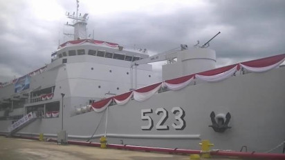 TNI AL Rampungkan Pembuatan KRI Teluk Palu-523 di Lampung