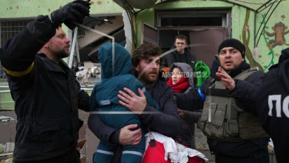 Rusia Bom Rumah Sakit Ibu dan Anak di Mariupol