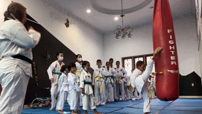 Taekwondo Sumut Latih Belasan Bocah, Begini Penampakannya