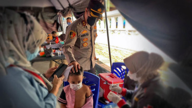 Optimalkan Pelayanan Vaksinasi, Polres Kerinci Gelar Gerai Vaksin