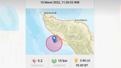 Diguncang Gempa 5,2 Magnitudo, BMKG Minta Warga Tetap Tenang